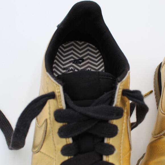 Nike Cortez XLV Gold Metallic Sneakers Womens 7.5 Limited Edition Retro 70s Y2K - Picture 11 of 13